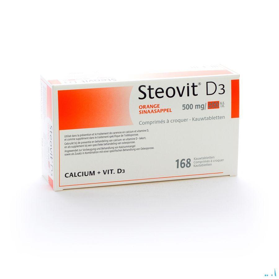 Steovit D3 500 mg/200IETabletten 168