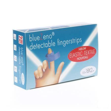 Bluezeno Detectable Fingerstrip Blue 18x2cm 100  -  Zeno Phar