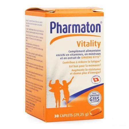 Pharmaton Vitality Caplets 30