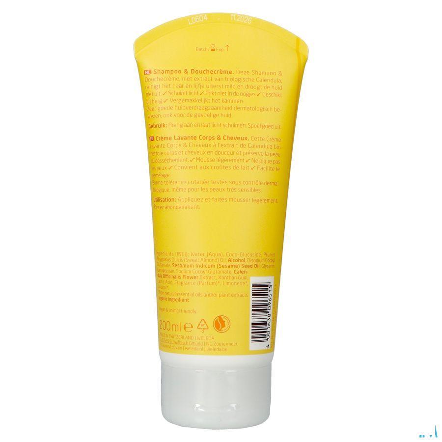 Weleda Calendula Baby Shampoo & Douchecreme 200 ml  -  Weleda