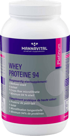 Mannavital Whey Proteine 94 Poudre 900 gr