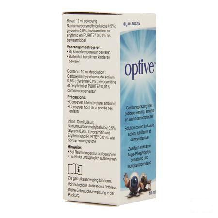 Optive Comfortoplossing Dubbele Werking 10 ml