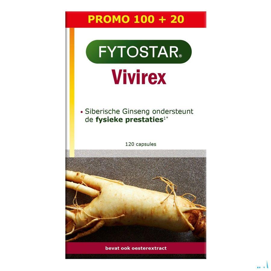 Fytostar Vivirex Extrait Huitres Maxi Capsule 120  -  Ocebio