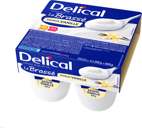 Delical Le Brasse Vanille 4 x 200 gr