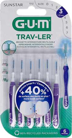 Gum Trav-ler Brosse Interdent. 1,2mm 6 1512m6