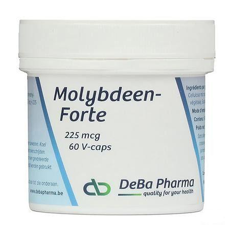 Molybdene Forte V-Capsule 60x225mcg  -  Deba Pharma