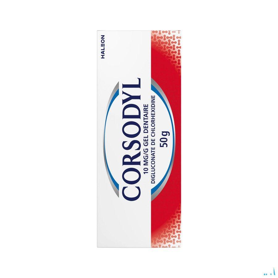 Corsodyl 10 mg/g Gel Dentaire Tube 50 gr
