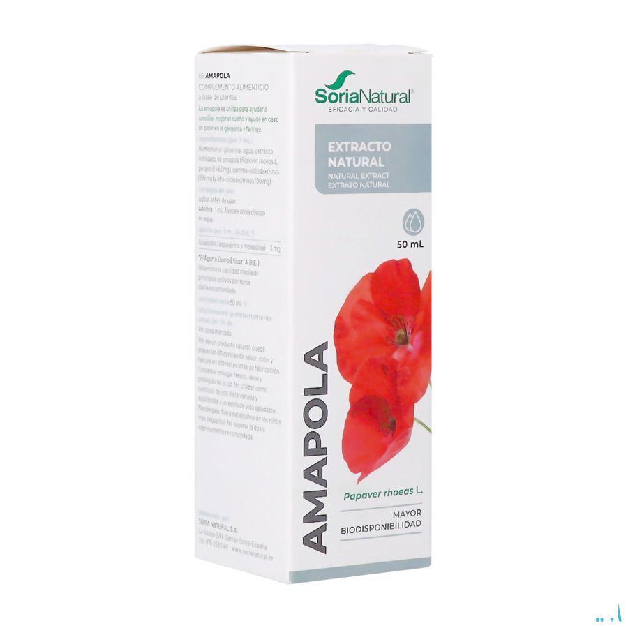 Soria Papaver Rhoeas Klaproos Extr.Glyc 50 ml  -  Soria Bel