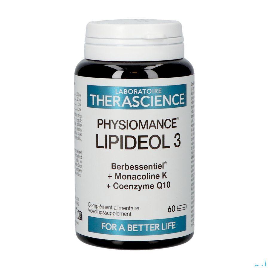 Lipideol 3 Caps 60 Physiomance PHY494  -  Therascience