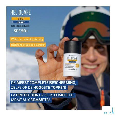 Heliocare 360C Sport Transparant Stick Spf50+ 25G