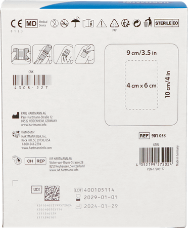 Cosmopor Transparent 9cm x 10cm 50 9010530