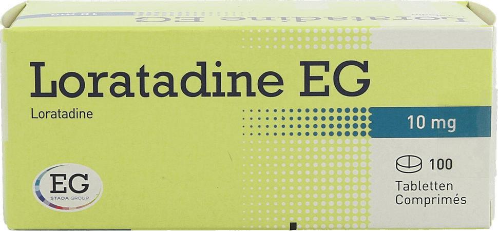 Loratadine EG 10 mg Comprimes 100 X 10 mg  -  EG