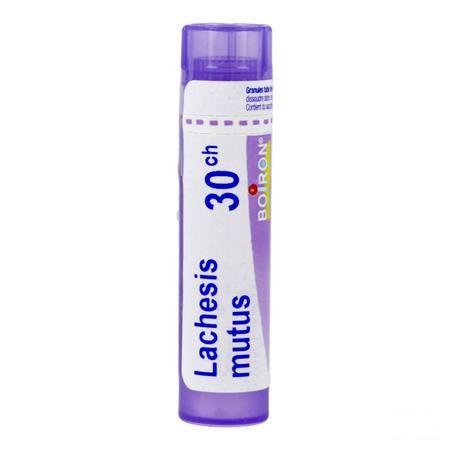 Lachesis Mutus 30CH Gr 4g  -  Boiron