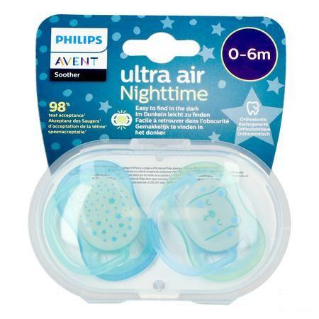 Philips Avent Fopspeen +0M Air Night Boy  -  Bomedys