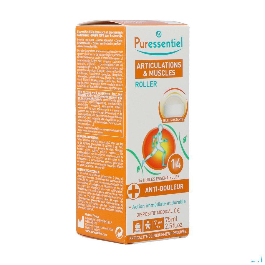 Puressentiel Articulation Roller 14 Huile Essentielle 75 ml  -  Puressentiel