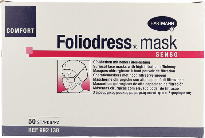 Foliodress Mask Senso Groen 50 9921381  -  Hartmann