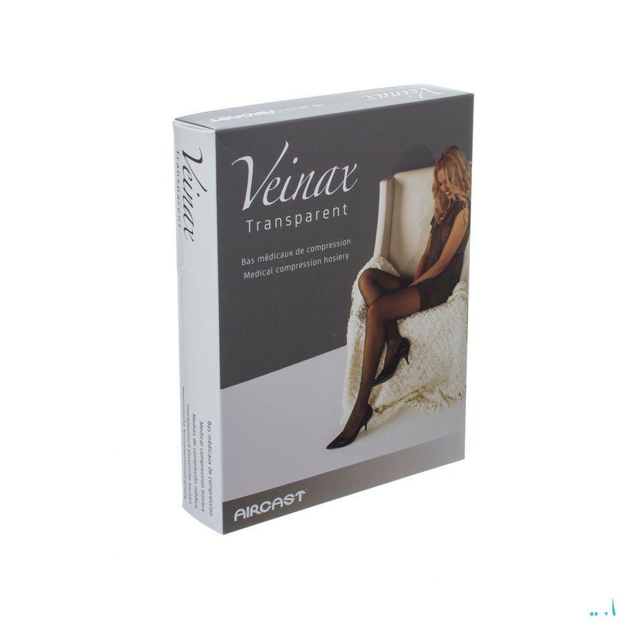 Veinax Collant Transparent 2 Long Noir Taille 1