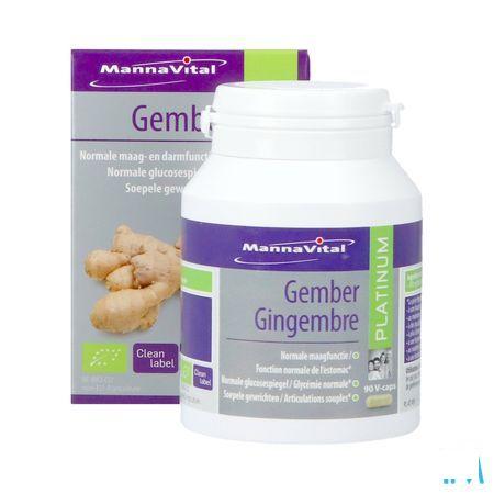 Mannavital Gember Platinum Caps 60