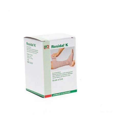 Rosidal K Bande Elast 8cmx5m 22201  -  Lohmann & Rauscher