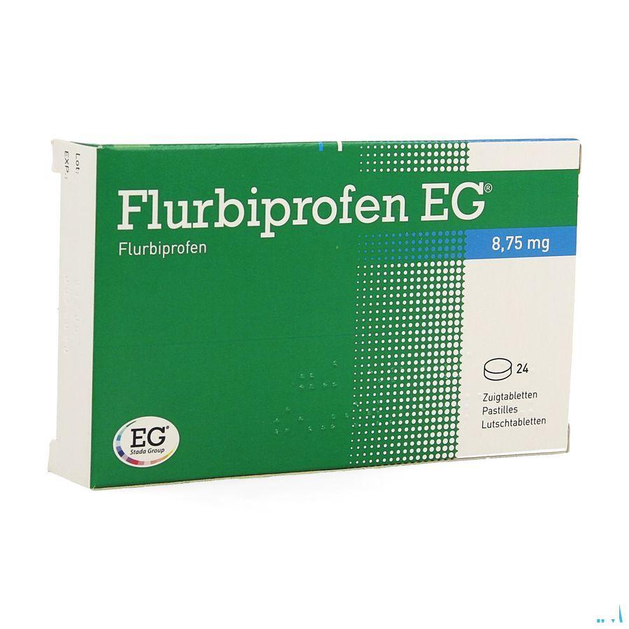 Flurbiprofen EG 8,75 mg Zuigtabletten 24  -  EG