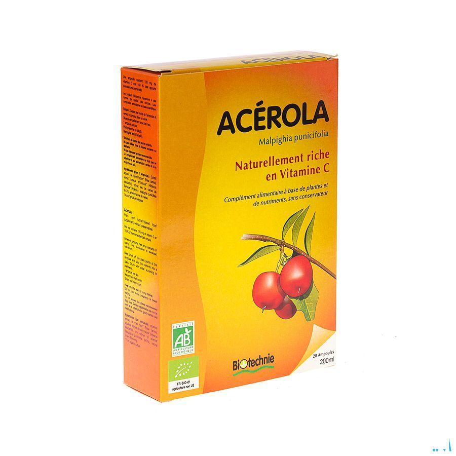 Acerola Bio Ampullen 20x10 ml