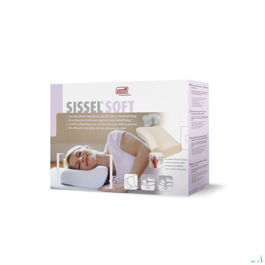 Sissel Soft Hoofdkussen Visco-elast + overtr.fluweel  -  Sissel