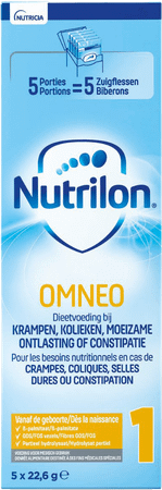 Nutrilon Omneo 1 Melk Zuig.melk Poeder Trialpack5x23g  -  Nutricia