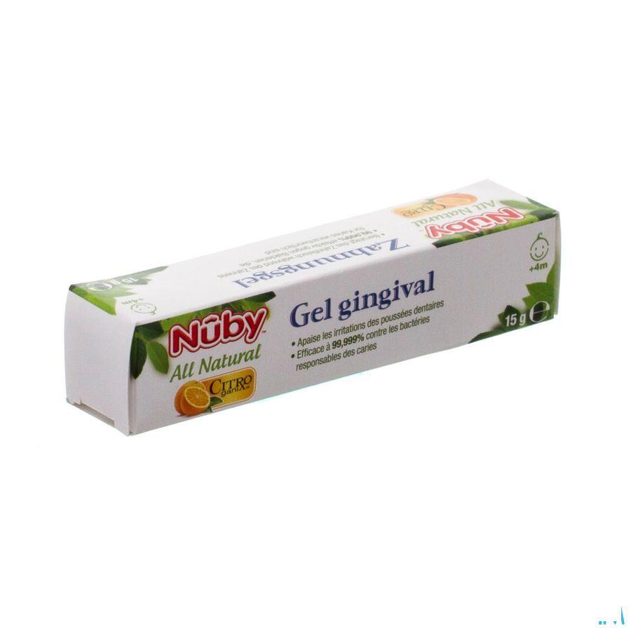 Nuby Citroganix Tandgel 15 gr - 4m +   -  New Valmar