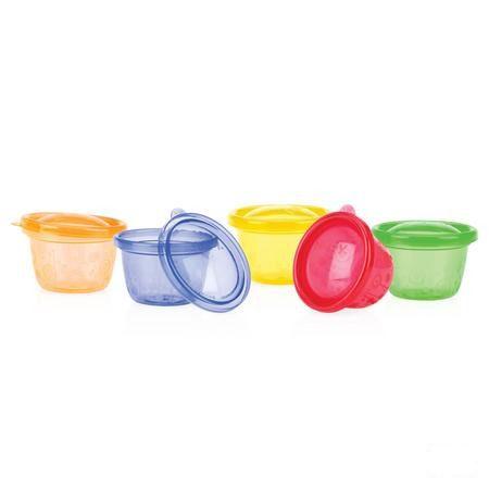 Nuby Pots Pour Encas - 120 ml - 3m +   -  New Valmar