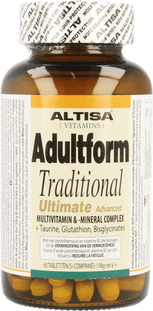 Altisa Adultform Traditional Ultimate Comprimes 60  -  Dieximport