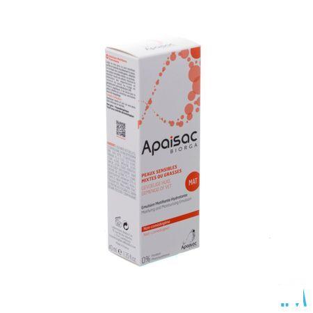 Apaisac Biorga Emulsion Matifiante Hydra 40 ml