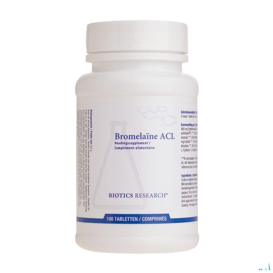 Biotics Bromelaïne ACL 100 comprimés  -  Energetica Natura