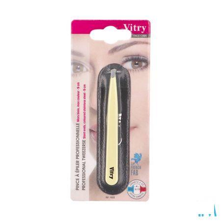 Vitry Classic Pince Epil Prof Oblique Inox 1022  -  Vitry