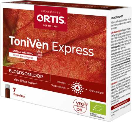 Ortis Toniven Express Monodosis Flacon 7x15 ml  -  Ortis