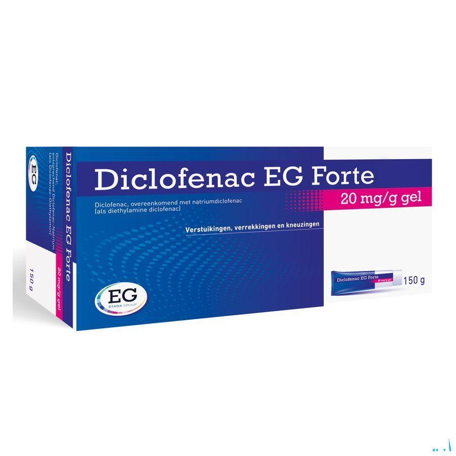 Diclofenac Eg Forte 20 mg/G Gel Tube 150g