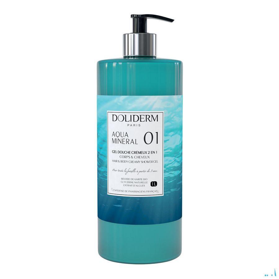Doliderm Gel Douche 2En1 Aqua Mineral Fl Pompe 1L