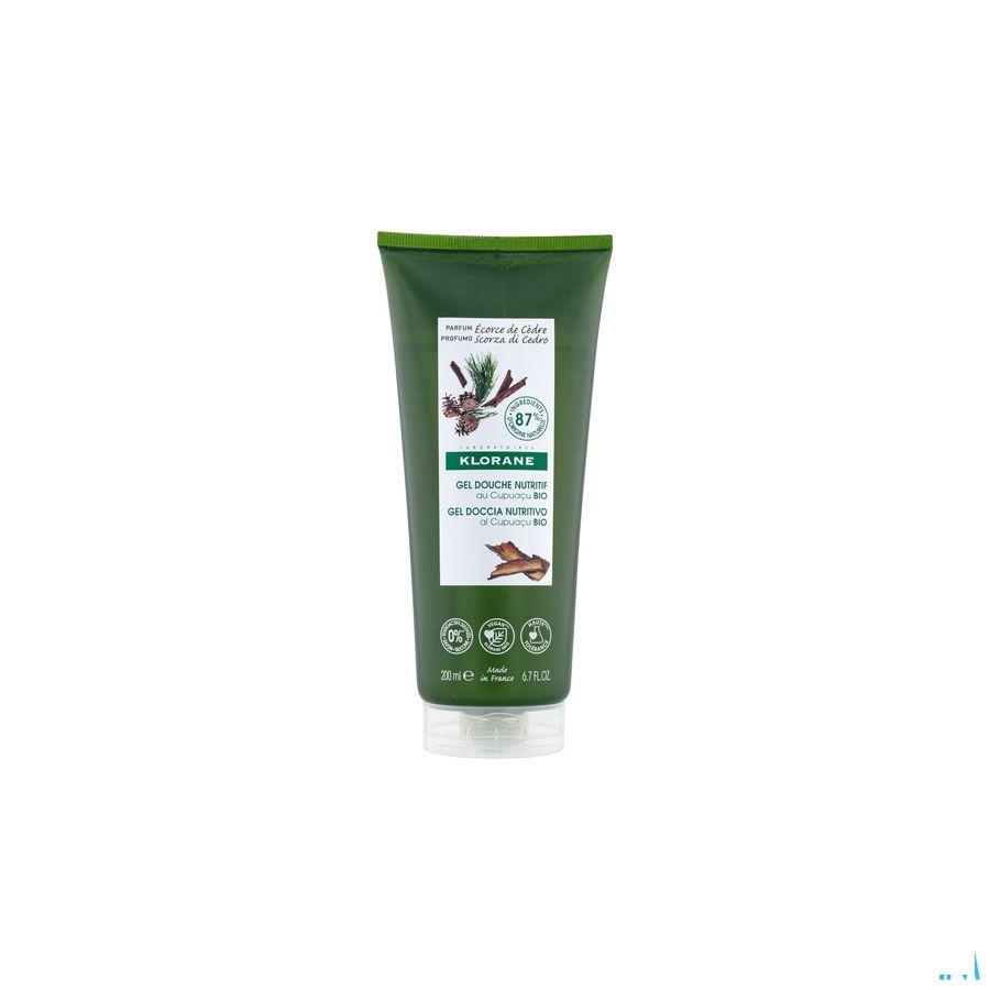 Klorane Lichaam Douchegel Cederhout 200 ml