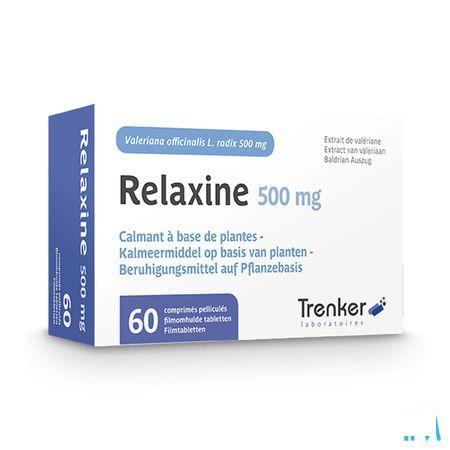 Relaxine 500 mg Filmomhulde Tabletten 60  -  Trenker