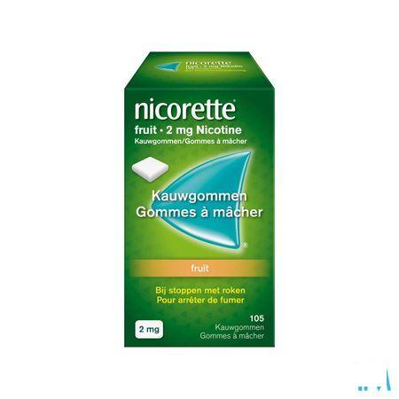 Nicorette Fruit Kauwgom 105x2 mg