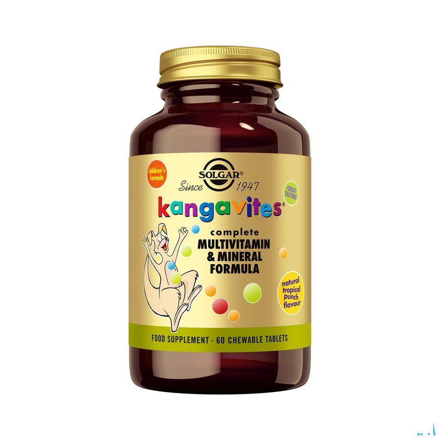 Solgar Kangavites Tropical Punch kauwtabletten 60  -  Solgar Vitamins