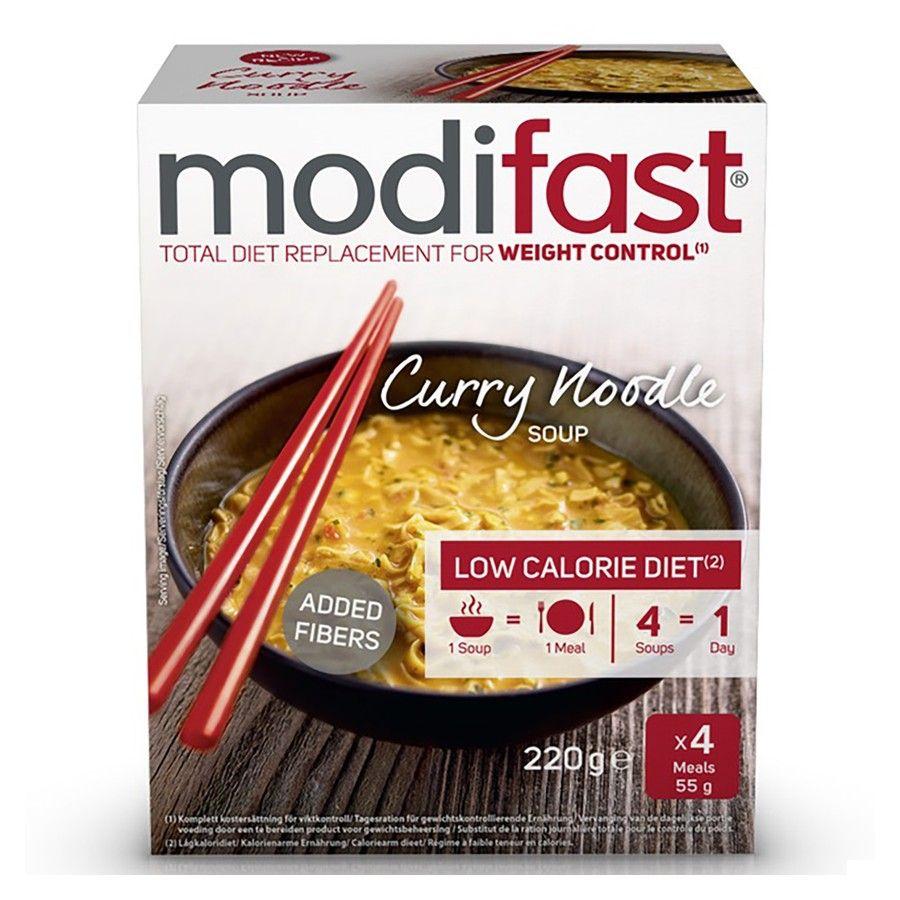 Modifast Intensive Noodle Soup Curry 220 gr  -  Nutrition & Sante