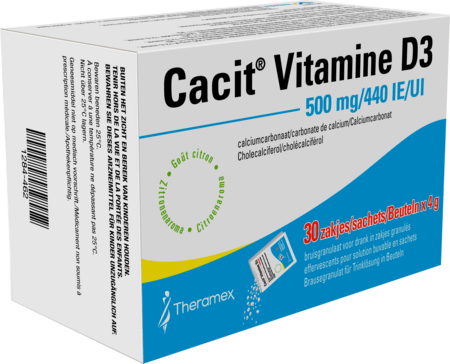 Cacit Vit. D3 500 mg/440iu Gran Efferv. Sachets 30 