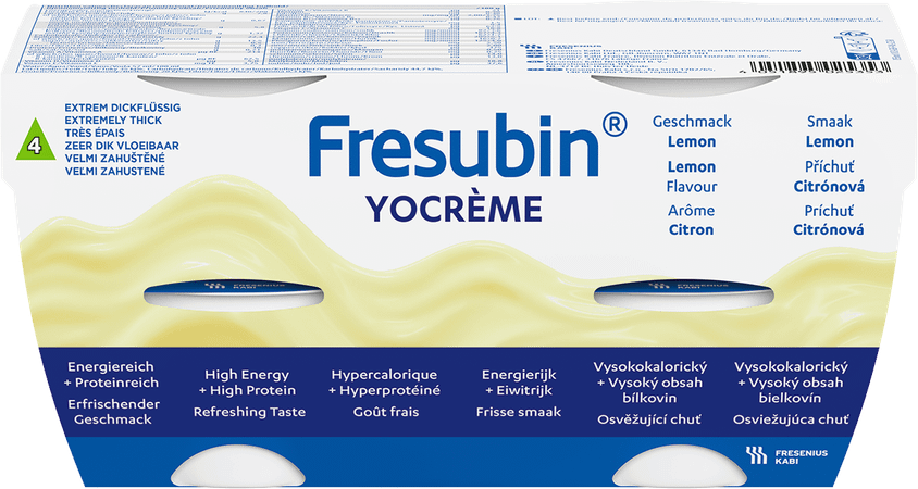 Fresubin Yocreme Citron 4x125 gr 7118701  -  Fresenius