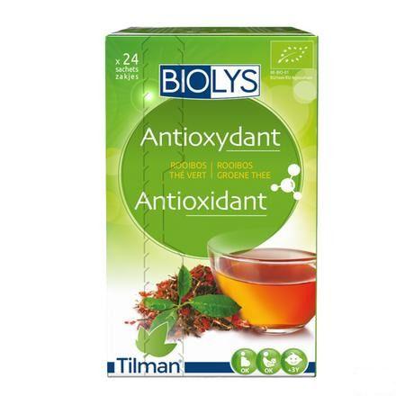 Biolys Rooibos Groene Thee Zakjes 24  -  Tilman