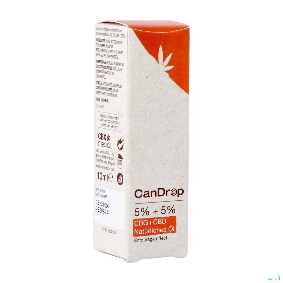 Candrop 5% Cbg + 5% Cbd 10 ml Cbx Medical