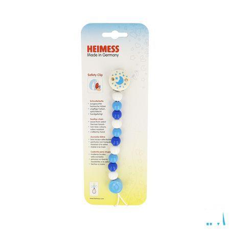 Heimess Fopspeenketting Hout Blauw H9216  -  Bomedys