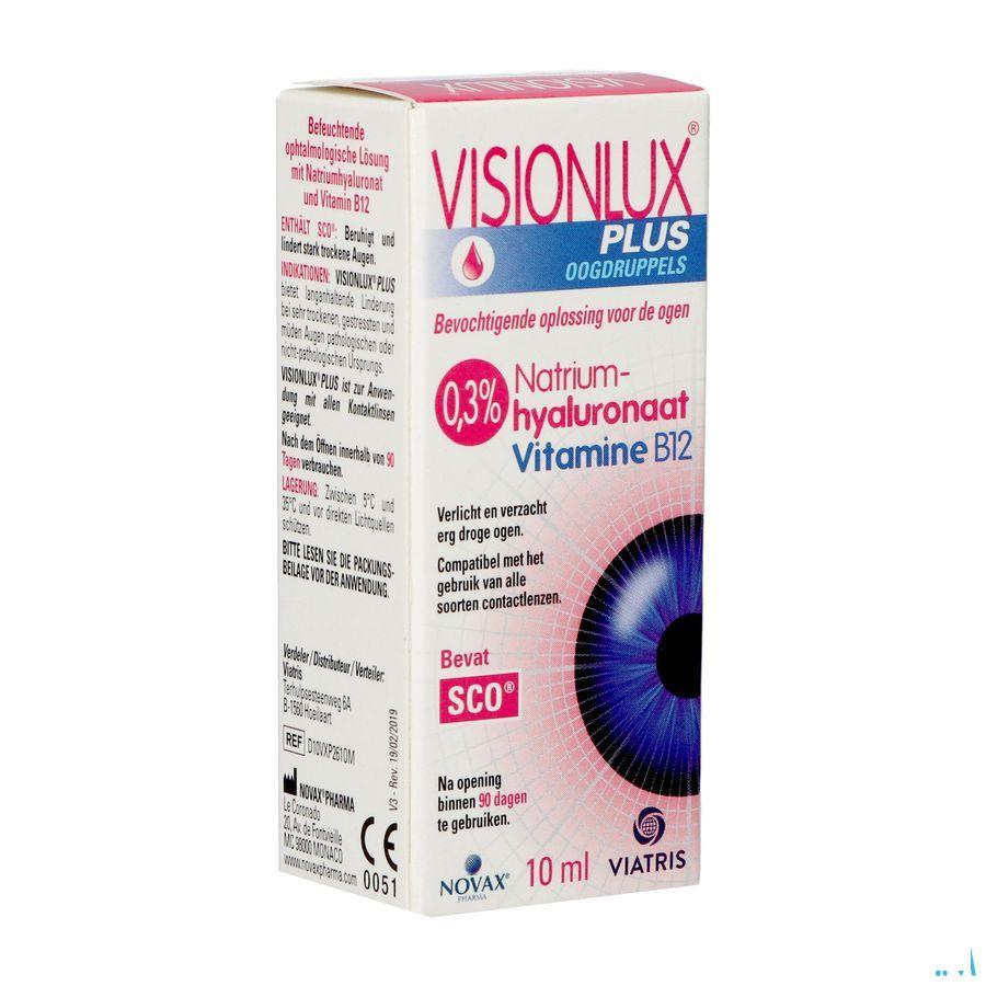 Visionlux Plus Oogdruppels Flacon 1 X 10 ml