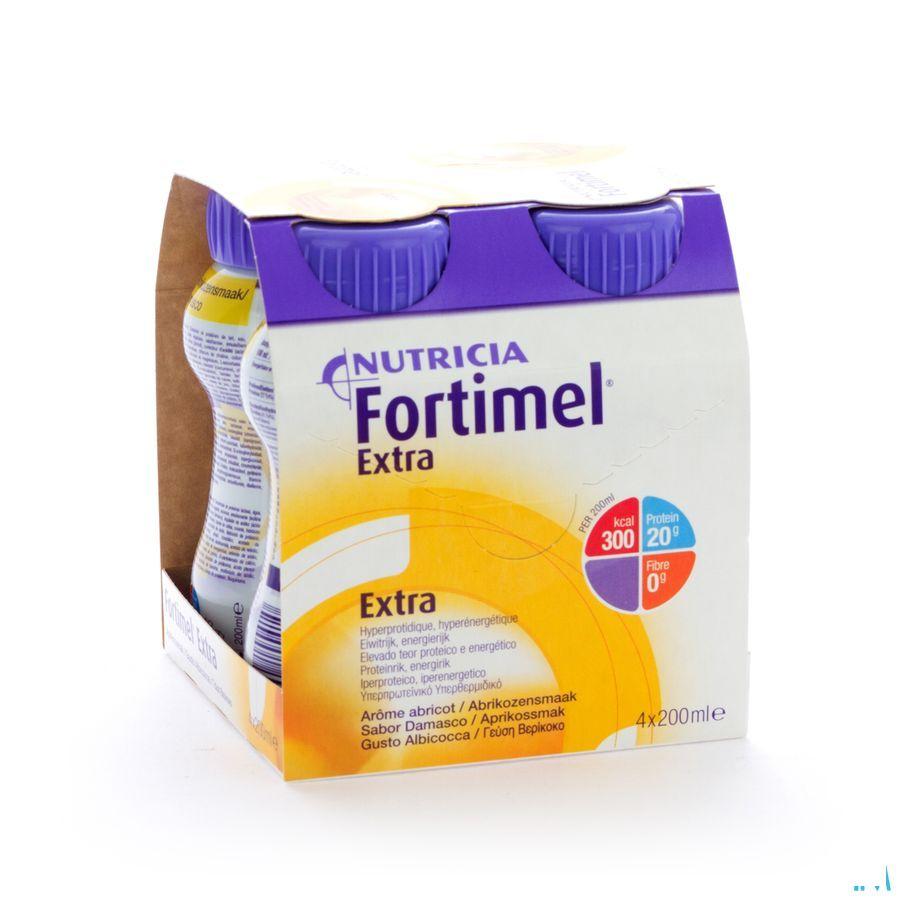 Fortimel Extra Abricot 4x200 ml 3248937  -  Nutricia