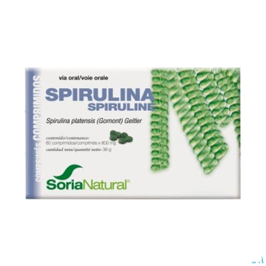 Soria 18-s Spirulina Maxima 60 Tabletten  -  Soria Bel