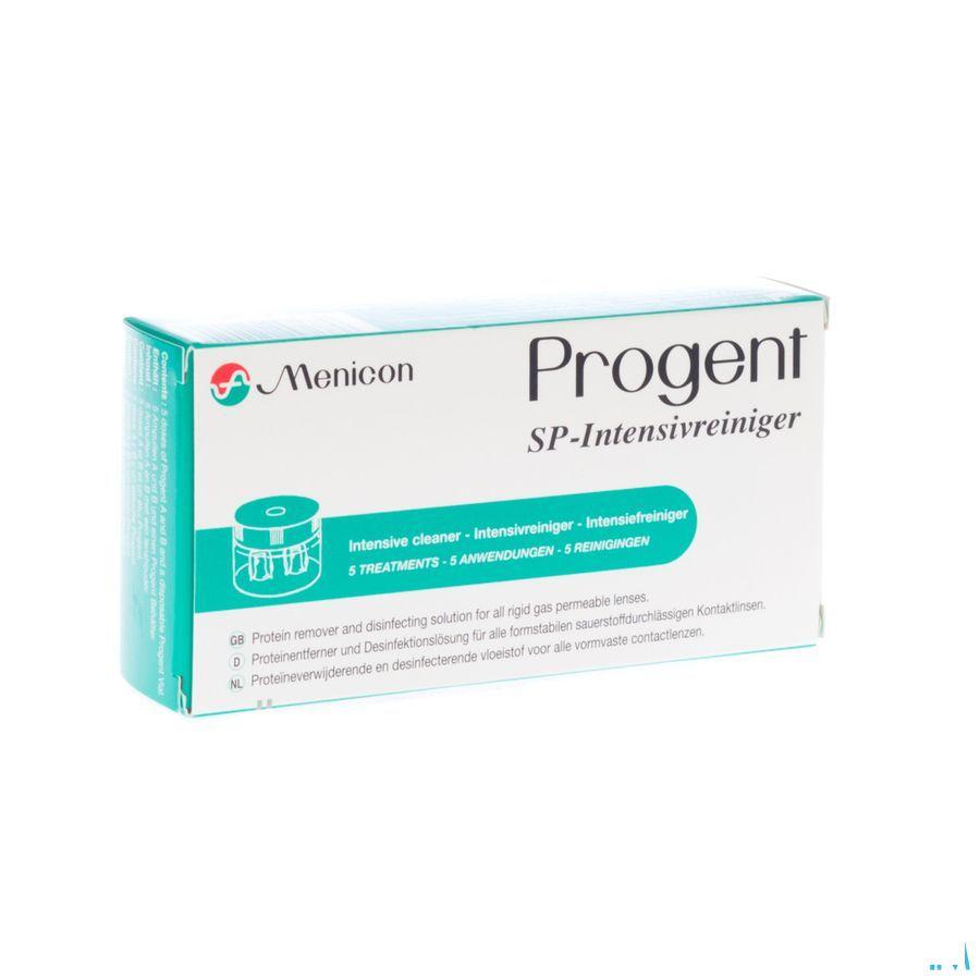 Progent Intensief Reinigen Ampullen 10 (5a + 5b) + lenscase  -  Lensfactory